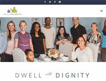 Tablet Screenshot of dwellwithdignity.org